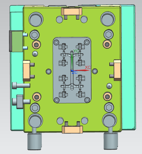 Bulb socket holder connector mold