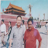 Daniel with customer 10years ago in beijing