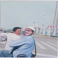 Andy with customer 15years ago