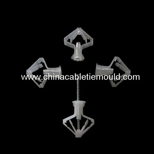 plastic toggle board wall plug drywall anchor injection mould