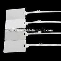 Plastic Rectangular Baggage Strip Security Seal injection mould