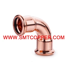 M Press Copper 90D Elbow CxC