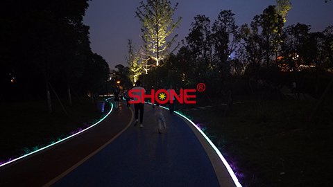 Chengdu Shaheyuan Park - LED brick light - Shone Lighting