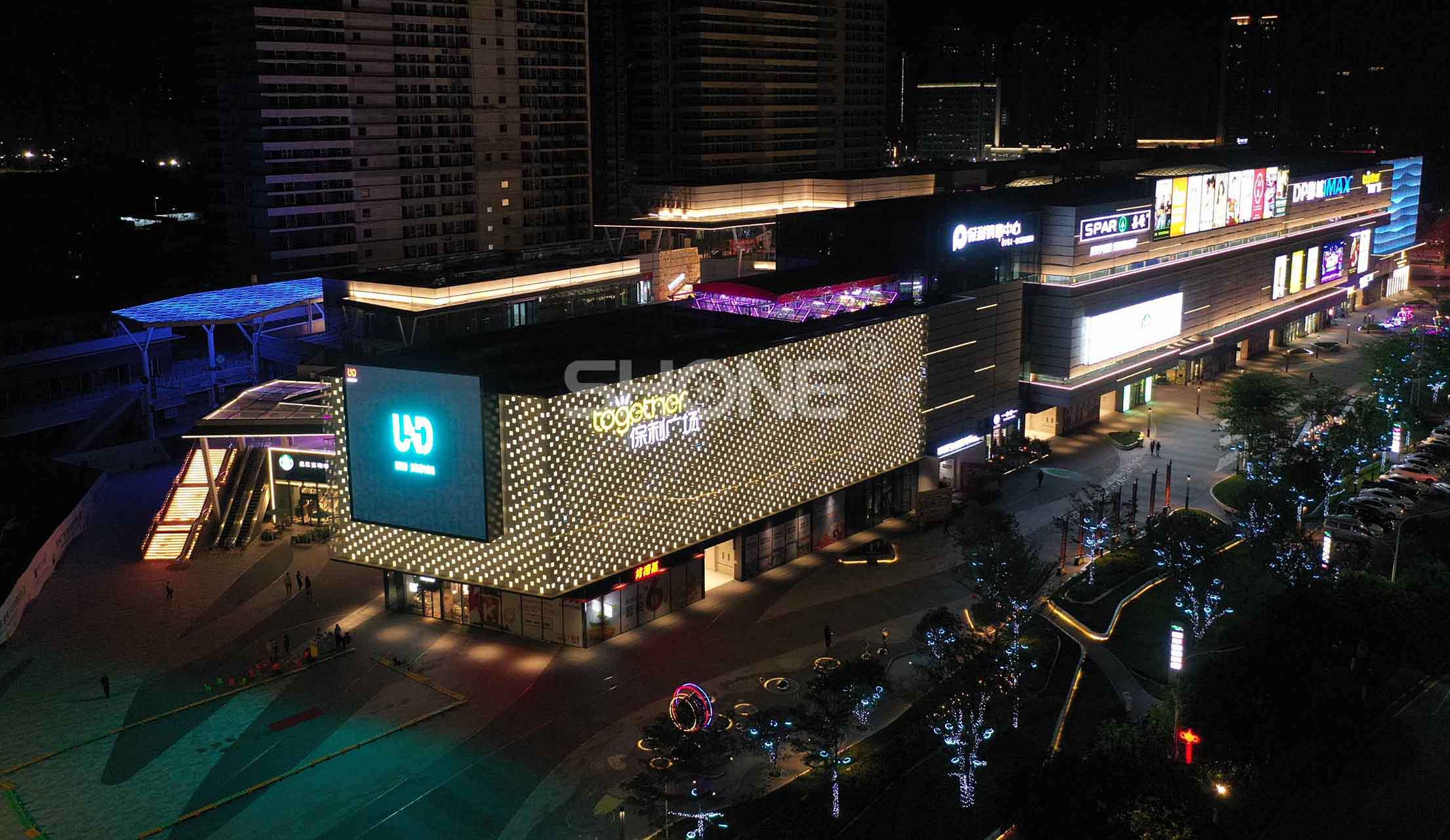 Poly Plaza - Shaoguan - LED wall tile - ShoneLighting