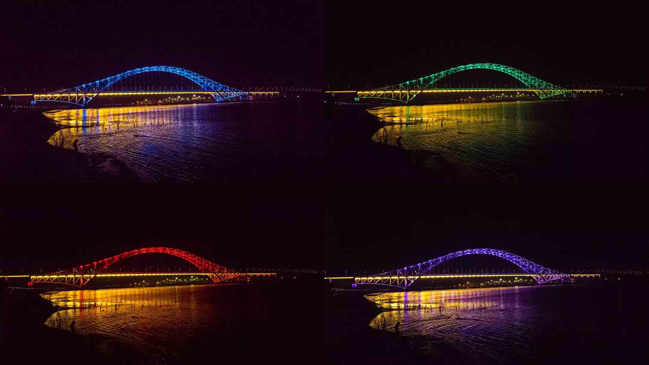 Hengqin Second Bridge - LED linear light, LED floodlight - Shone Lighting