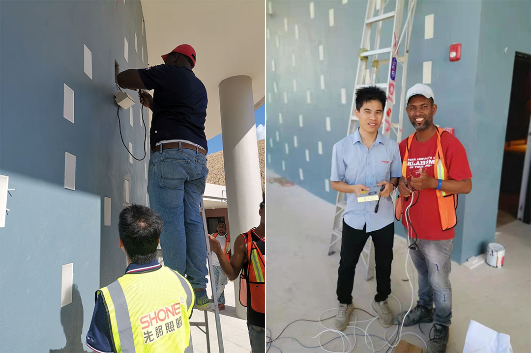 Club Med Five-Star Resort Hotel, Dominica - LED wall tile - Shone Lighting