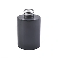 Black cylinder glass diffuser bottle glass perfume bottle fragrance