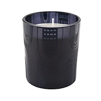 10oz Sunny matte empty decorative black glass candle jars holder
