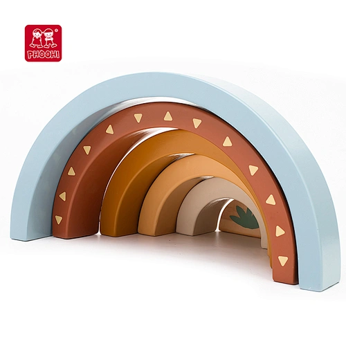wooden Rainbow Stacker