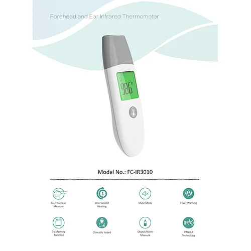 FC-IR3010 Forehead  & Ear Infrared Thermometer
