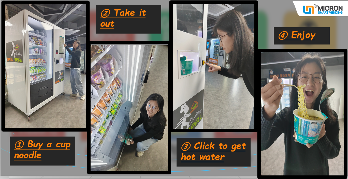 Cup noodles vending machine