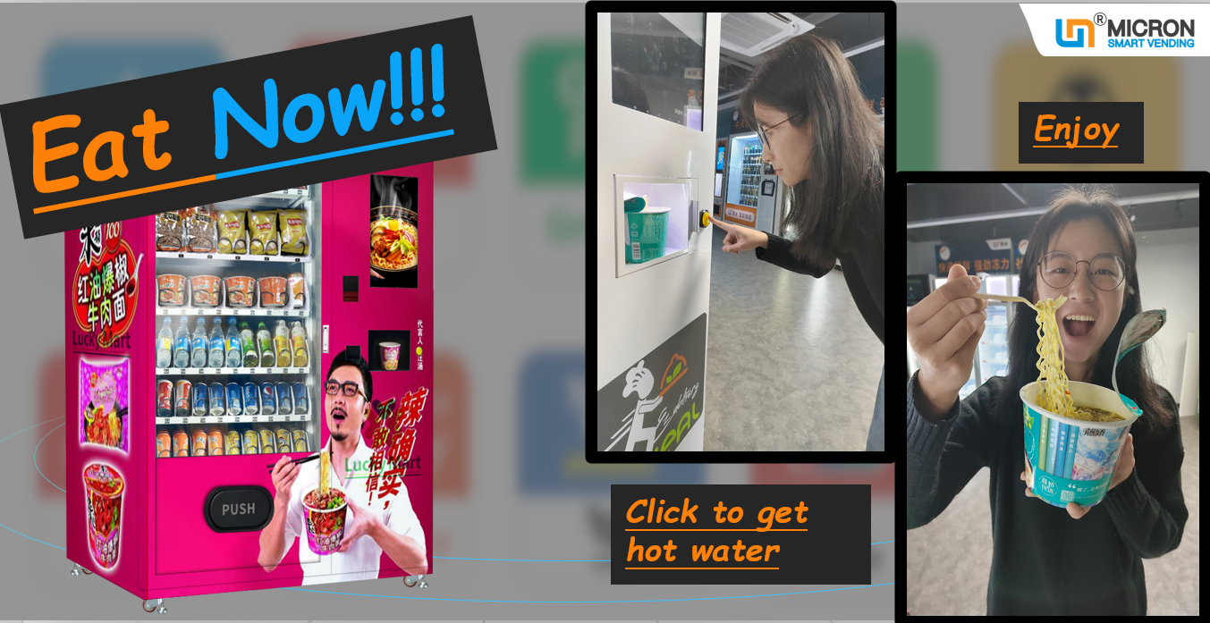 Cup noodles vending machine