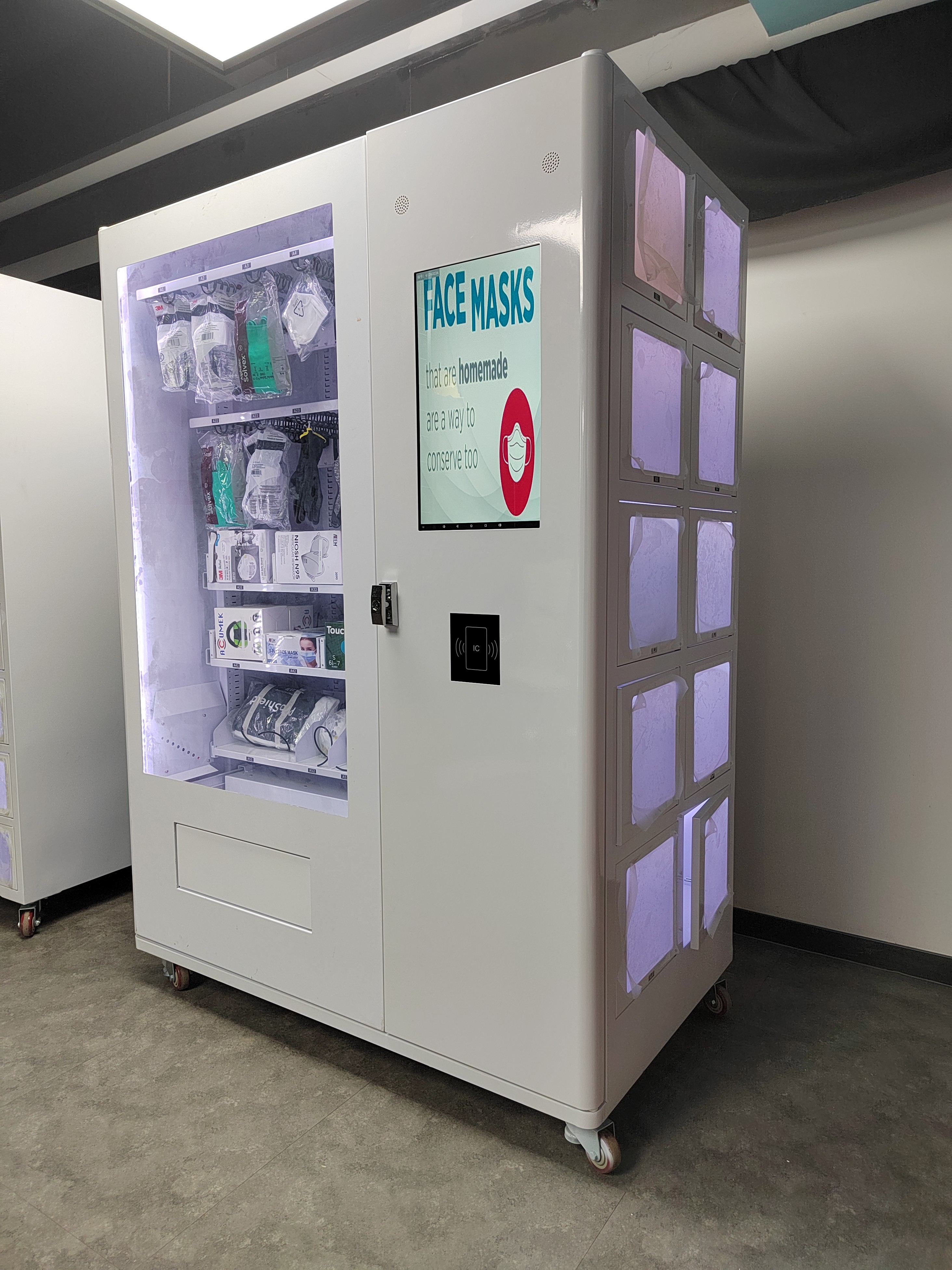 Micron smart PPE vending machine
