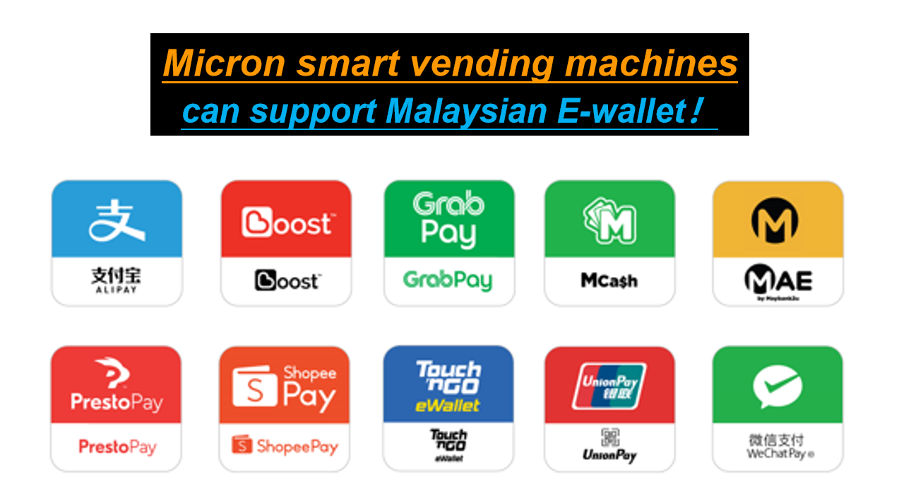 E-wallet vending machine,cashless vending machine, malaysia vending machine, touch screen vending machine. keyboard vending machine