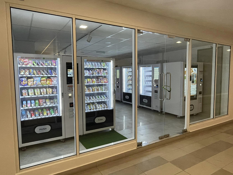 Micron snack drink vending machine in Malaysia