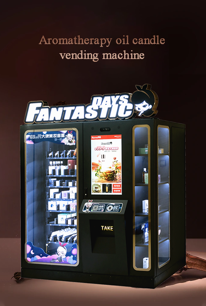 Micron oil candle vending machine