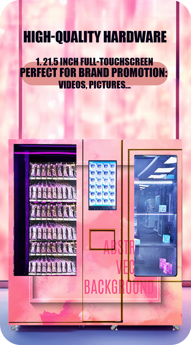we use high quality hard ware for beauty vending machine