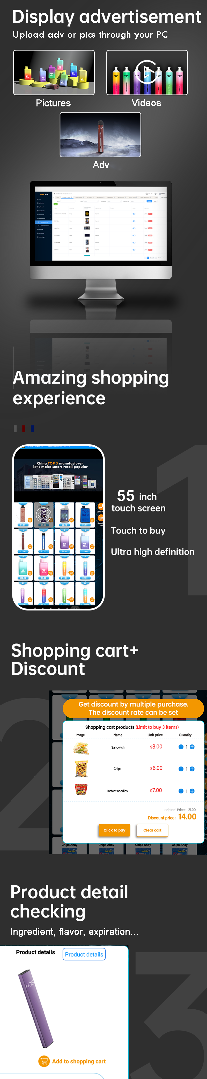 vending machine display advertisement