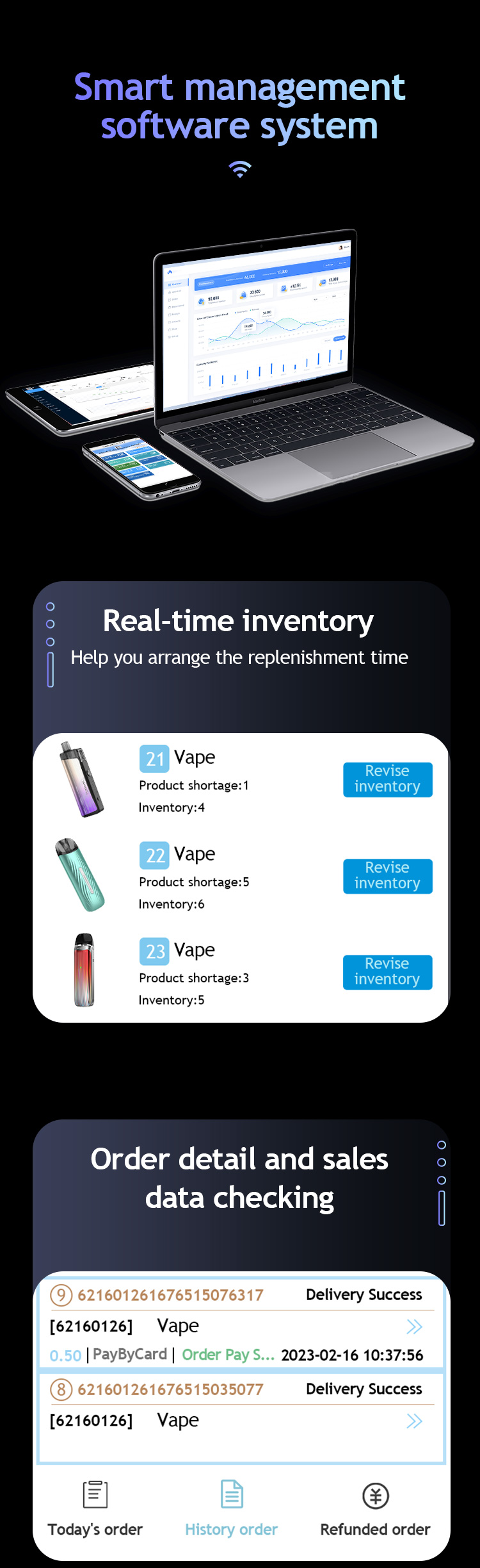 vending machine with smart management