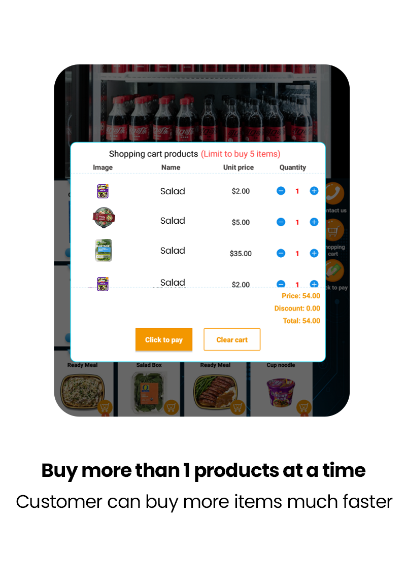 vending machine with discount