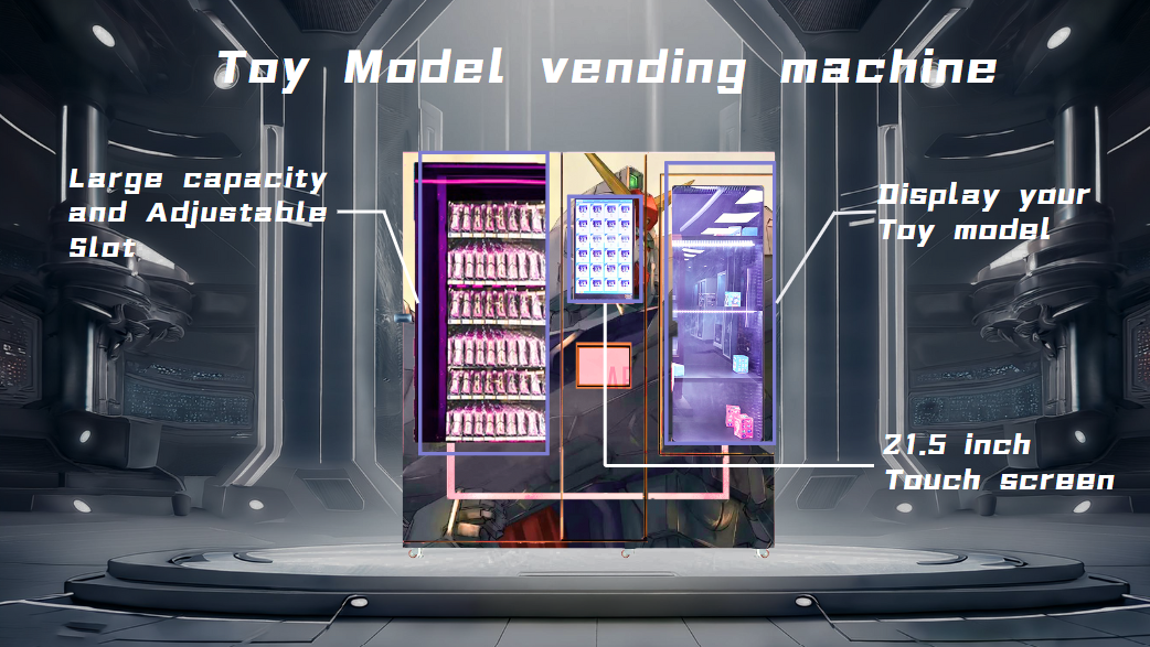 Présentation du produit du distributeur automatique de modèles Gundam