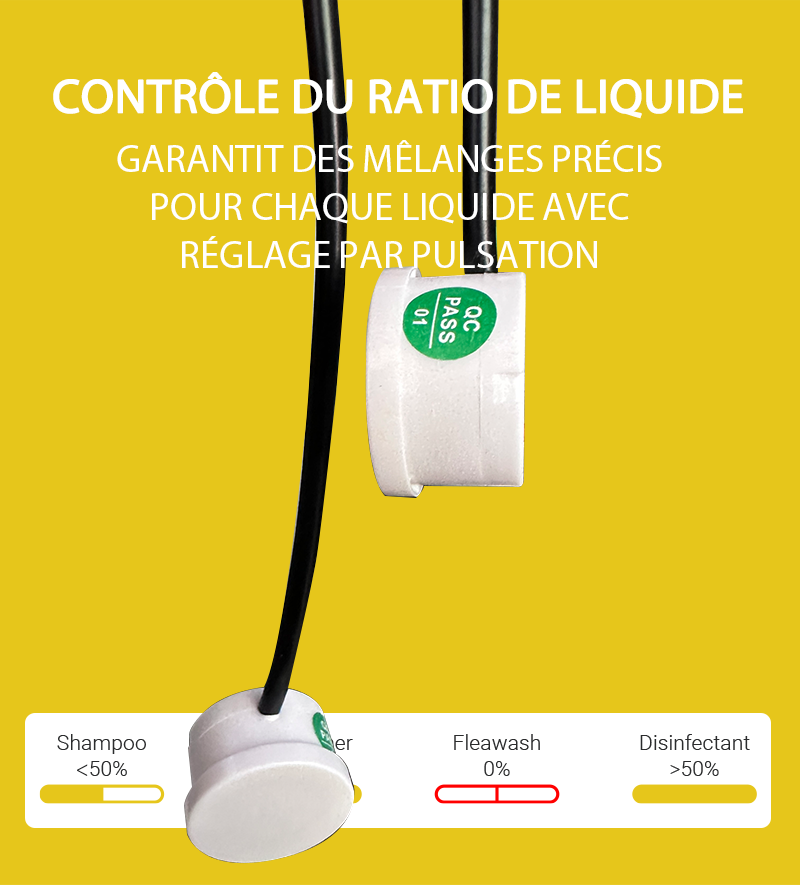 Self-Service Dog Wash Machine liquid ratio control each liquid with setting pulse