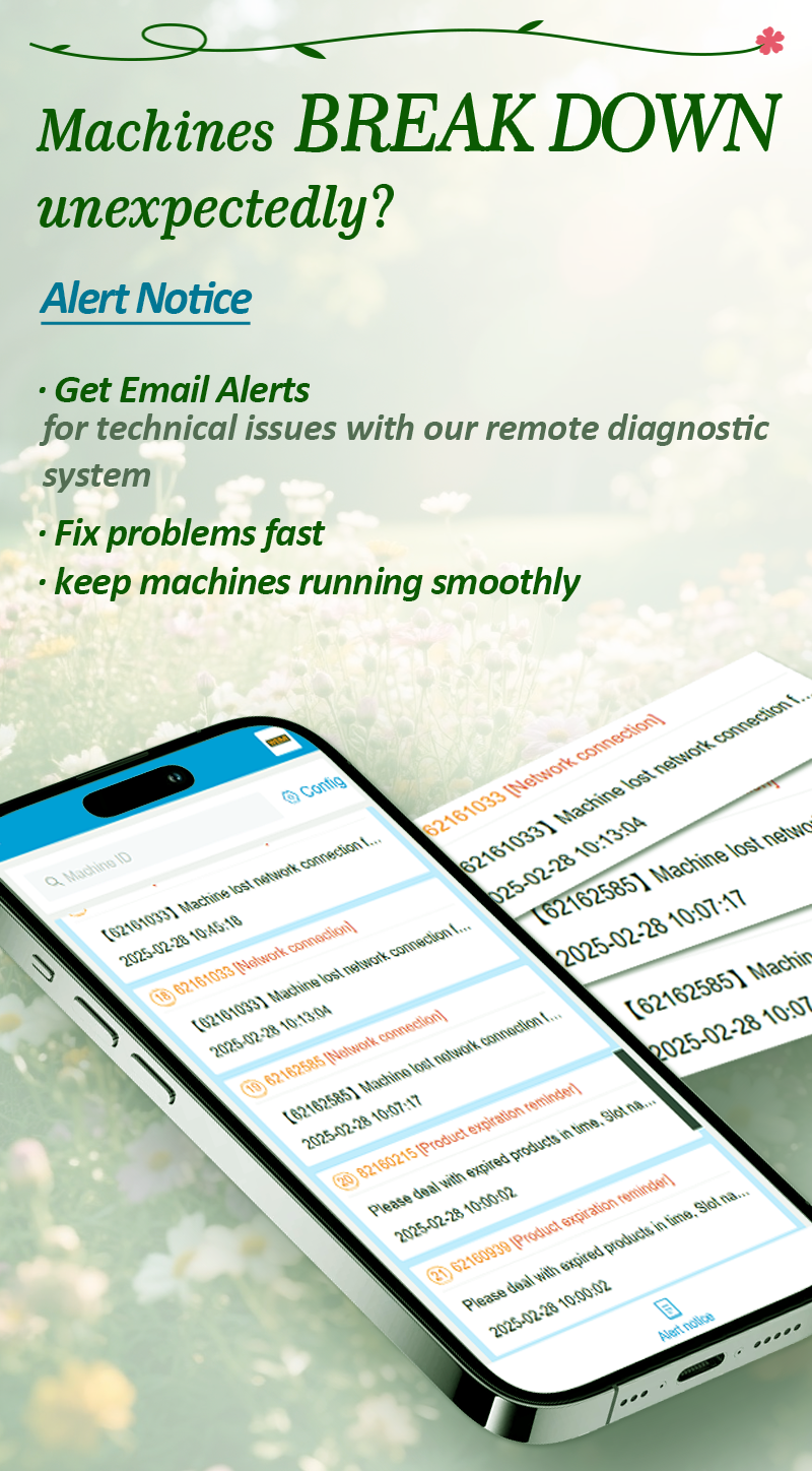 get email alert for 24/7 Automatic Outdoor Fresh Cut Flower Vending Machine