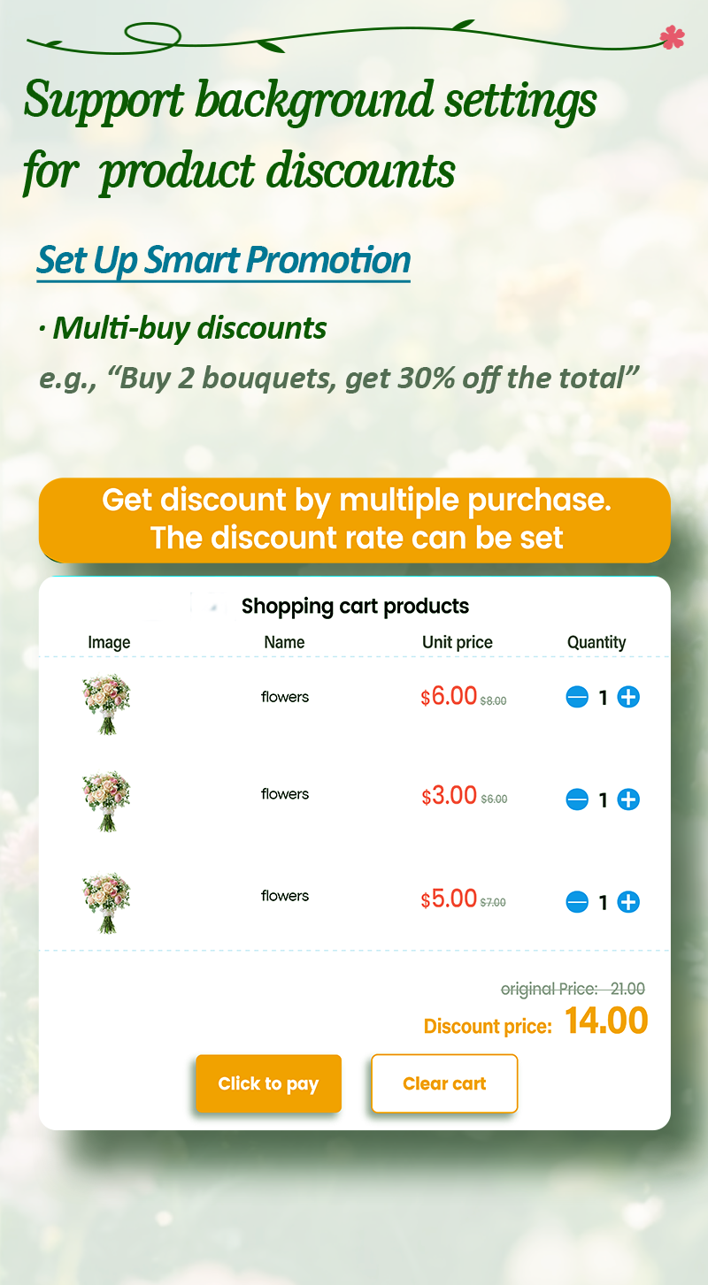 set up smart promotion to sell more flowers with 24/7 Automatic Outdoor Fresh Cut Flower Vending Machine