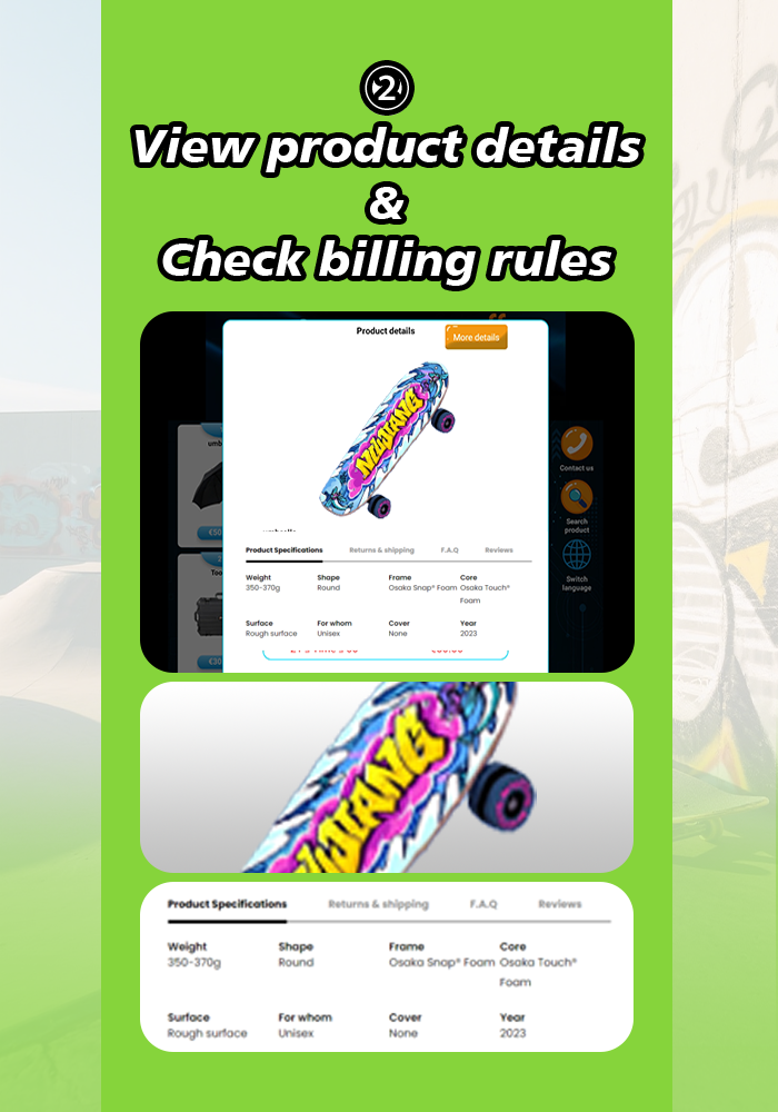 Skateboard Rental Vending Machine