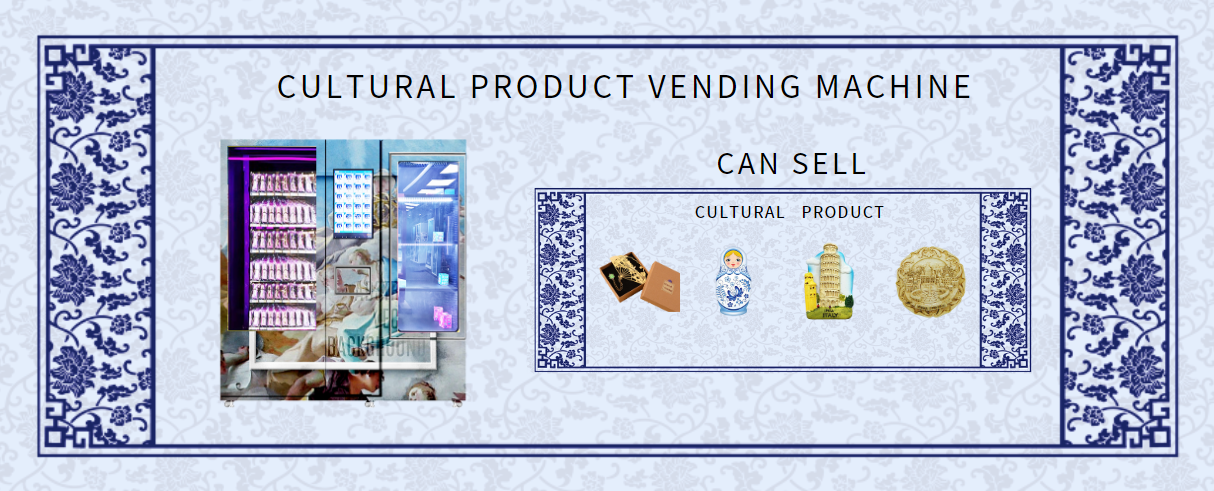 Cultural product vending machine can sell culture product and food and toy and snack