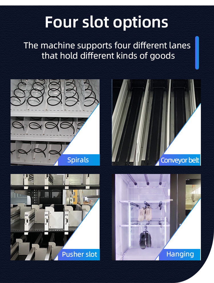 our weimi intelligent snack soda drink vending machine supports 4 slot options for your needs