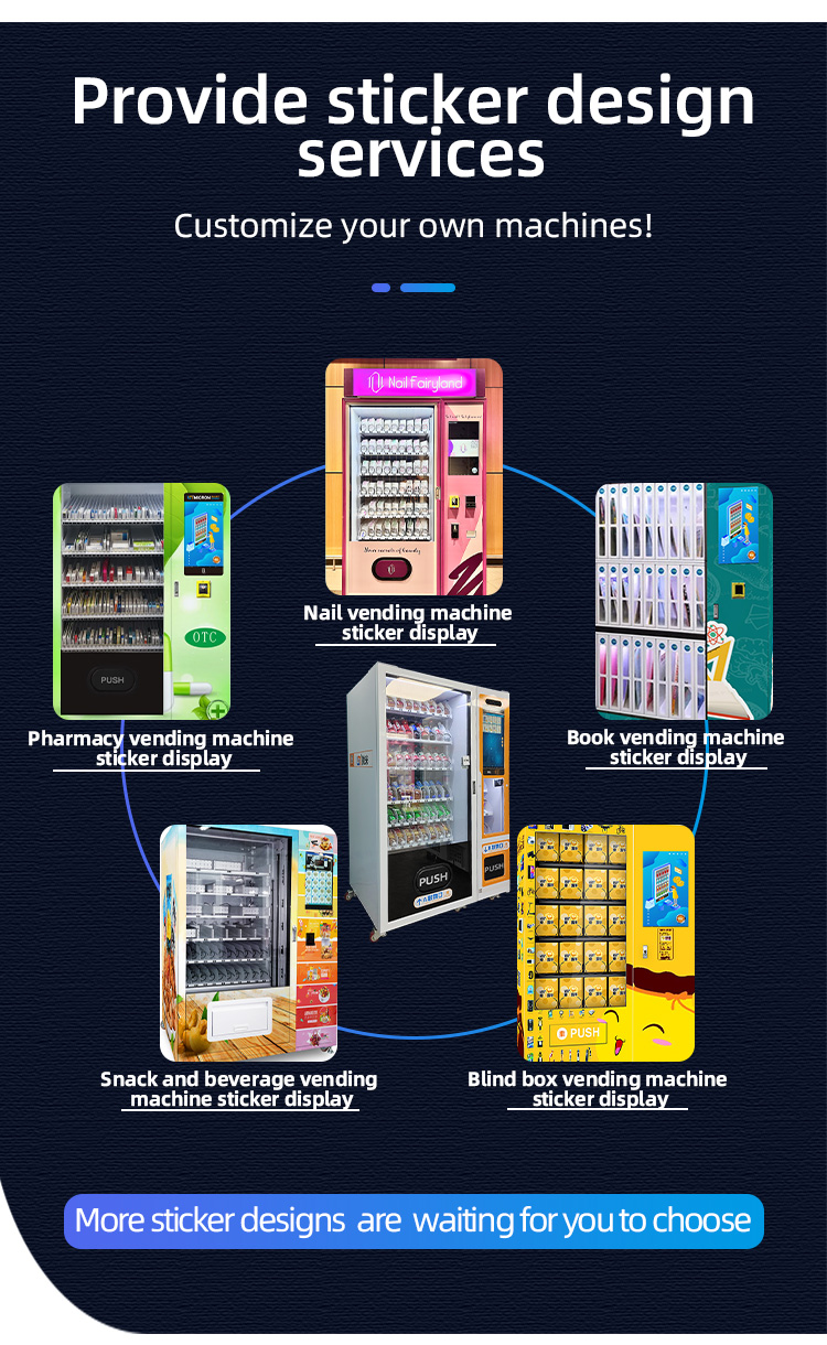 weimi offer sticker design service, customize your own soda machines!