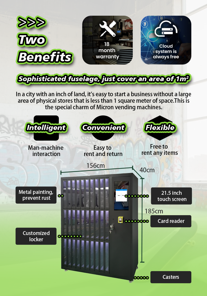 Skateboard Rental Vending Machine