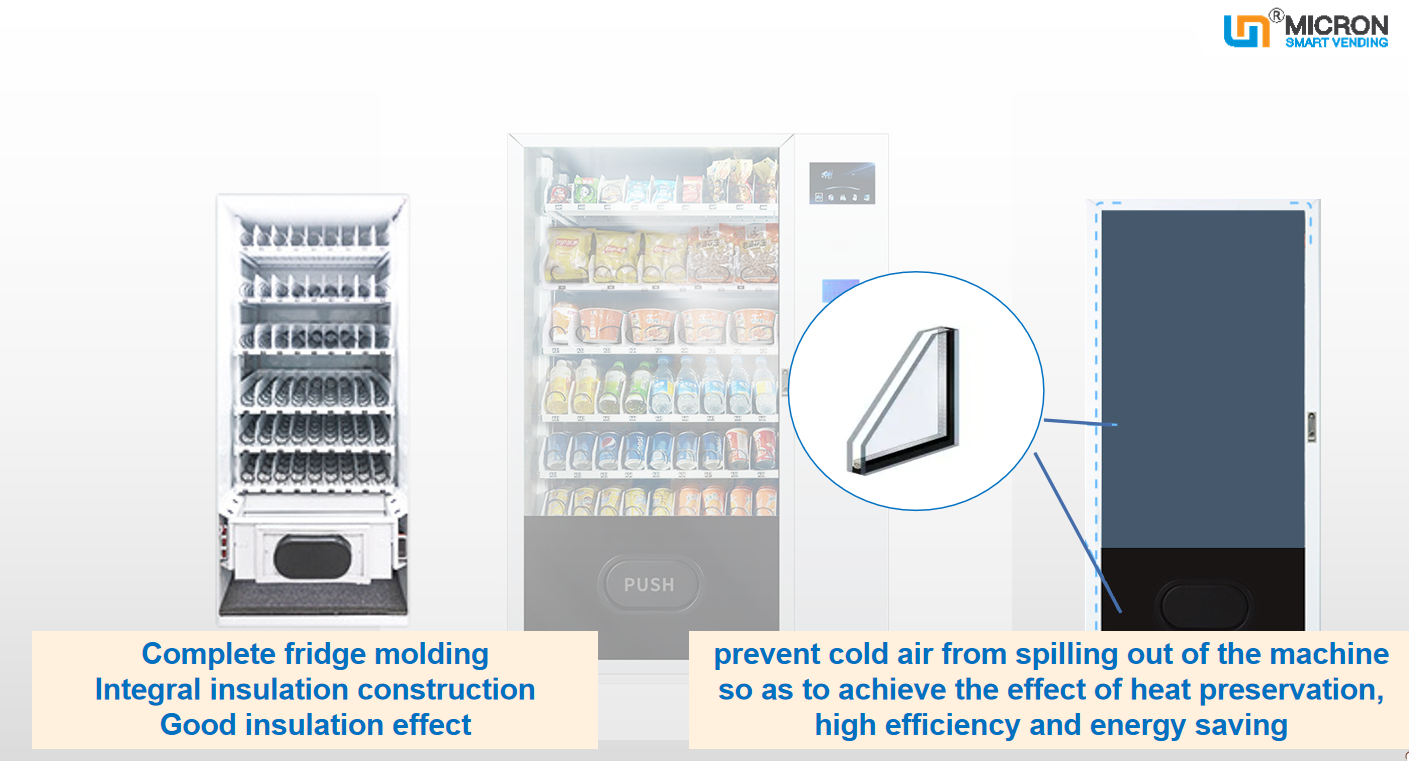 Snack drink vending machine to with keyboard Azerbaijan Micron Smart Vending