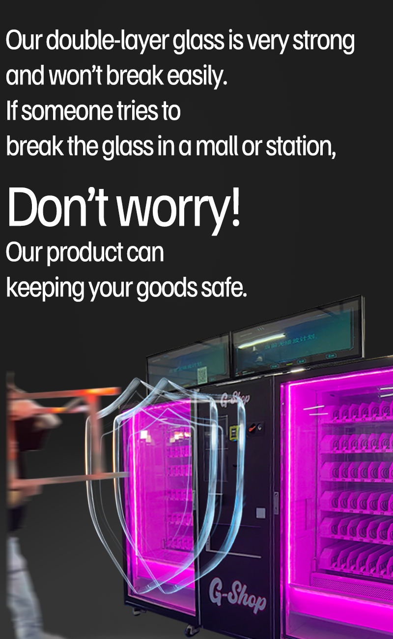 Snack and Drink Vending Machine can keeping your goods safe