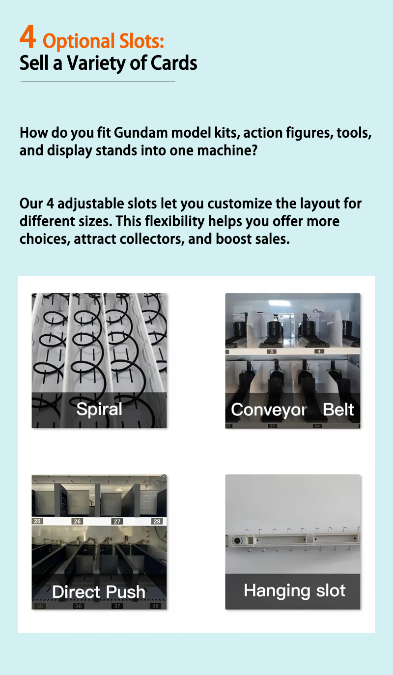 Gundam Model Vending Machine has the characteristics of safety and convenience
