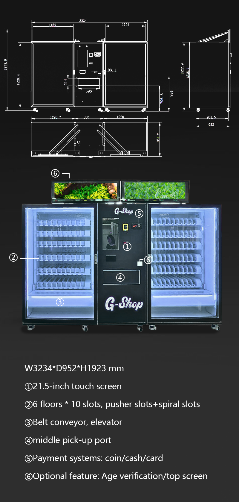 Tea vending machine