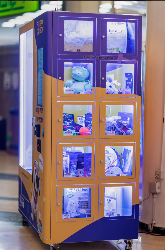 there are 10 lockers on the machine