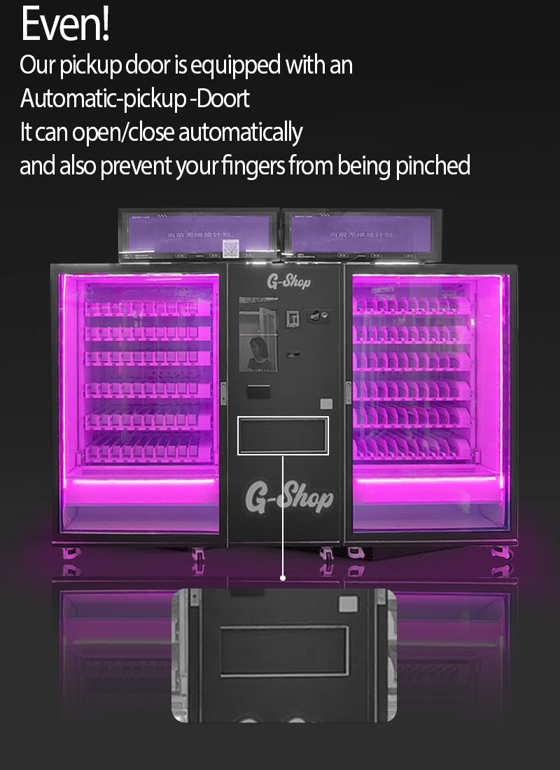 Snack and Drink Vending Machine have a automatic pikup door