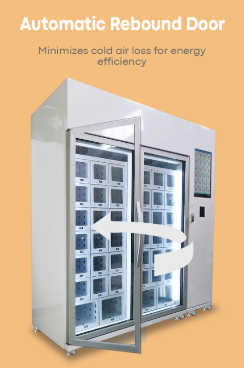 fresh egg vending machine for egg automatic rebound door