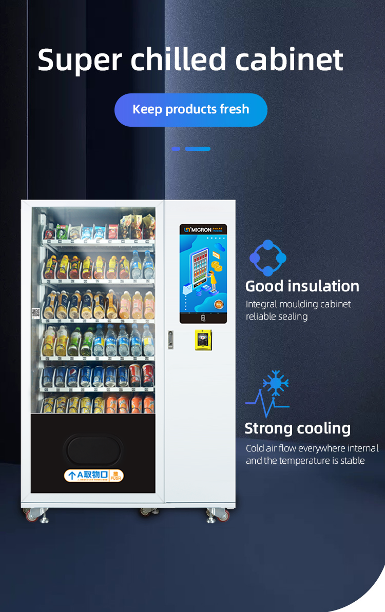we not only offer high quality snack drink vending machine, but also offer smart software system to help operator to manage the machine easily.