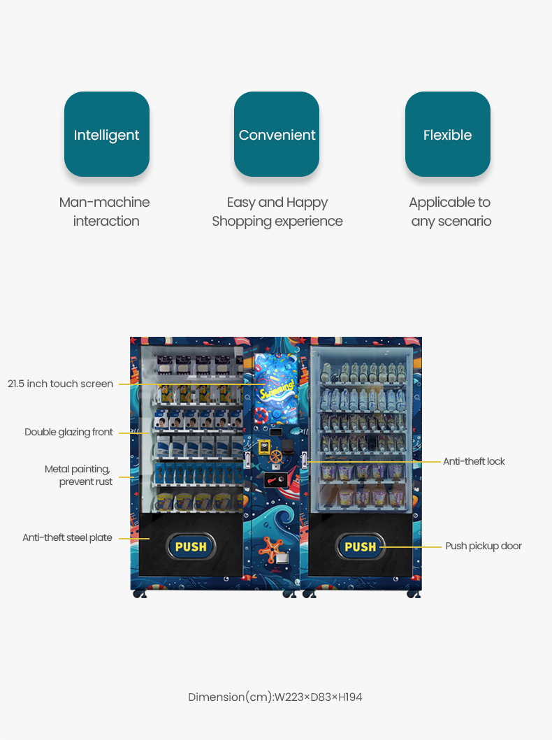 Factory direct sales Combo Swimming Supplies vending machine