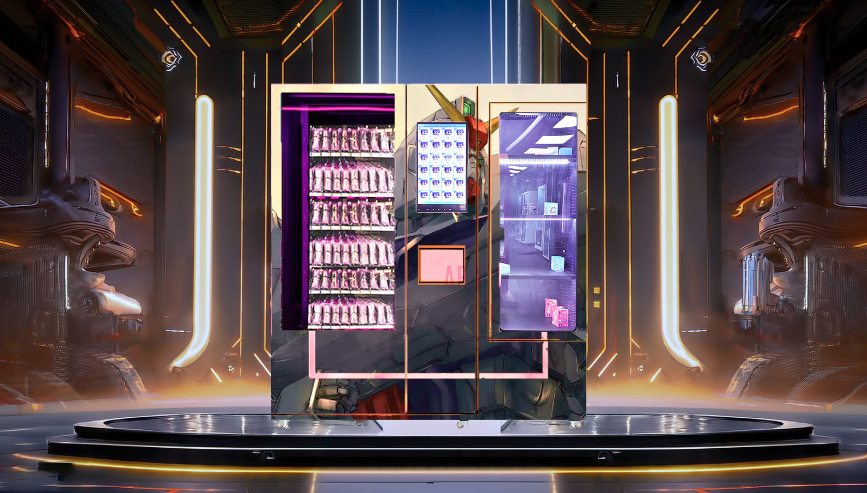 Distributeur automatique de modèles Gundam