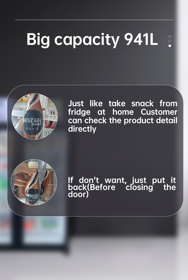 Micron smart fridge vending machine