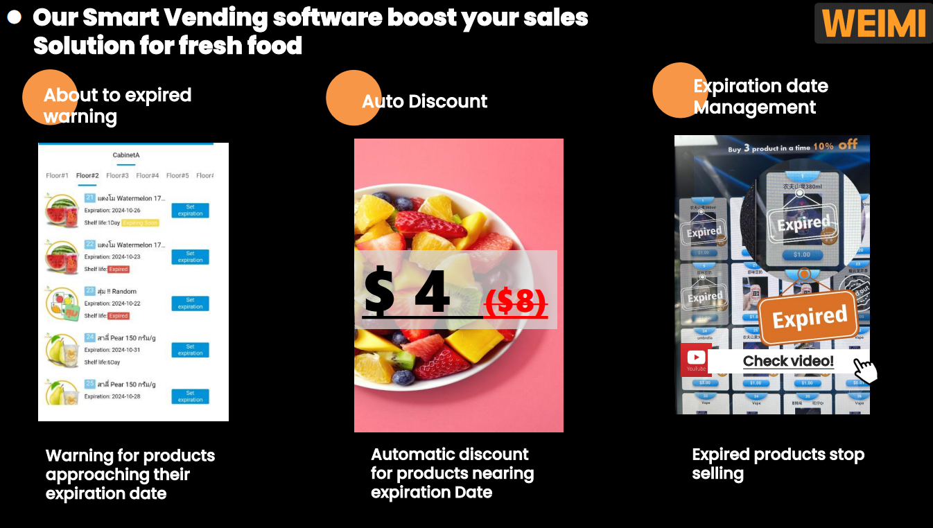 Cup noodle vending machine saftware boost your sales and supply solution for fresh food