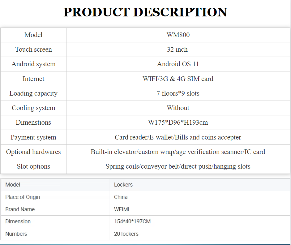 Bricks Toy Automatic Vending Machine product description