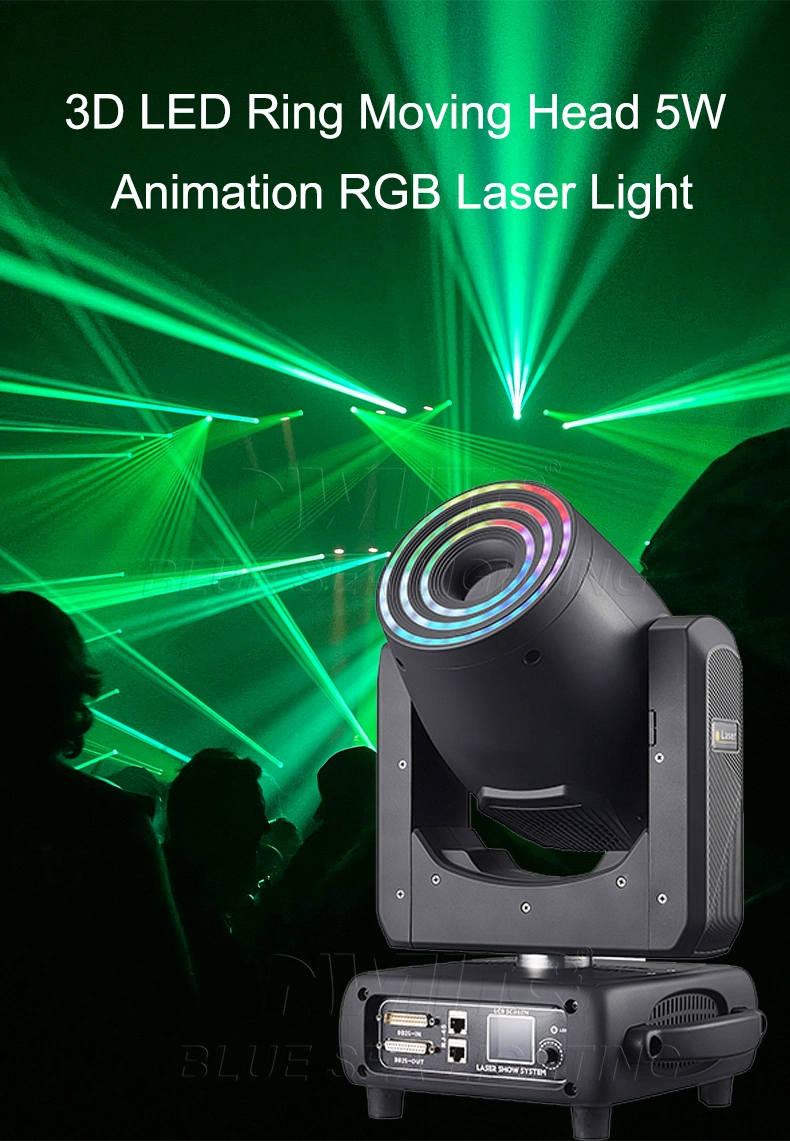 LED Ring Moving Head Laser Light