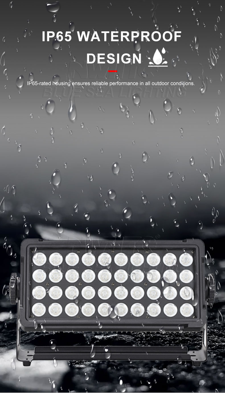 Waterproof 40X10w UV LED City Color Light bluesealighting
