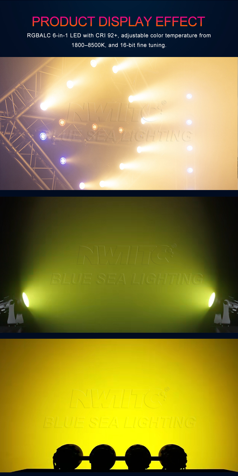 Splicable IP 350w Audience Light