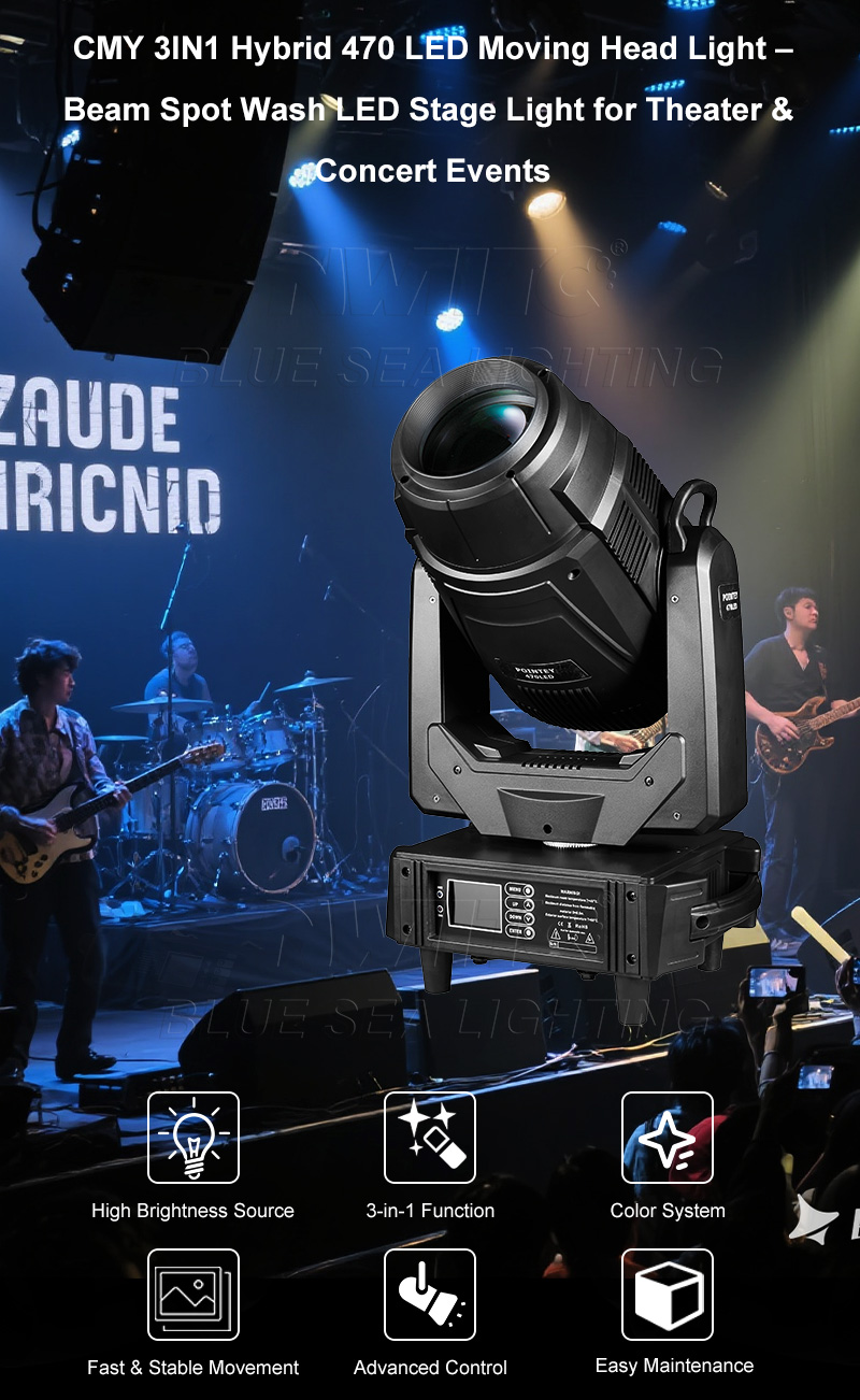 CMY 470 beam moving head
